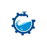 plumbing logo icon design illustration vector